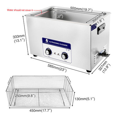 PSE-Ultraschallbad-Reiniger mechanisches 30L 500W Heater Degas SCCP