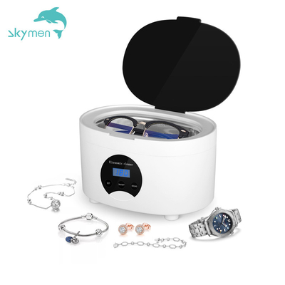 Edelstahl-Behälter skymen-tragbarer Mini Ultrasonic Jewelry Cleaners 0.6L 24W 45KHz
